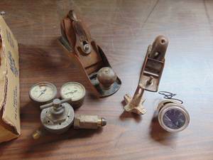 lot 3296 image: Wood planes, gauges