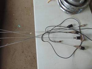 lot 3337 image: Vintage whip antennas