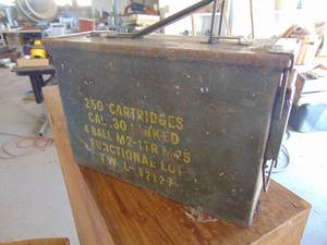 lot 3375 image: Ammo box