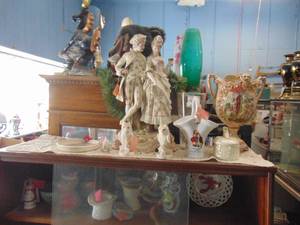 lot 3434 image: All items on Top of MCM Cabinet