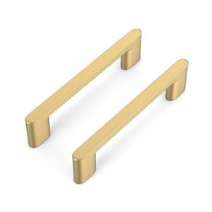 Peaha 12 Pack 3-3/4 Inch Gold Drawer Pulls Square Brass Cabinet Handles Aluminum Alloy Hardware for Kitchen Dresser Cupbpard - Retail: $120