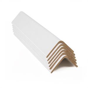 lot 18243 image: ESK Packaging Cardboard Edge Protectors for Shipping - 2.5W x 2.5D x 24LLight Duty, Pallet Corner Protectors, Angle Boards, White, 45Pack, EB2525120036W
