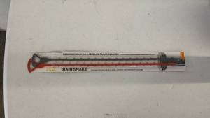 lot 18281 image: HDX Hair Snake Drain Cleaning Tool - Retail $0
