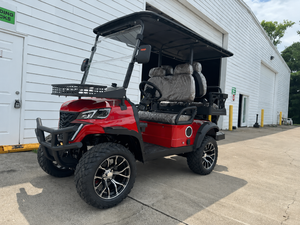 lot 68002 image: OFF-ROAD GOLF CART (CK-GC22S-RED) - Retail $0