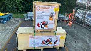 lot 68033 image: ELECTRIC HYDRAULIC TRACK PIN PRESS MACHINE (CK-YLJ100)