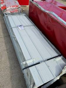 lot 70034 image: 10 Foot Galvanized Steel Roofing Sheets 50 Piece Bundle (CK-XH50)