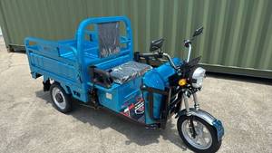 lot 71004 image: IRET13-BLUE  - IRanch Electric Cargo Tricycle  BLUE
