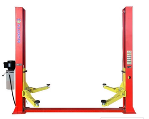 lot 72029 image: 10,000 LBS Two-Post Car Lift - IRTPL - Single Set RED TPL-RED