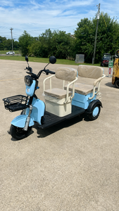 lot 72037 image: High-End Mini Golf Cart (MGC40-BLUE) - Retail $0