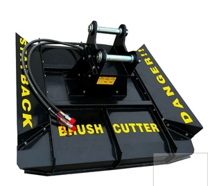 lot 76006 image: AGT Hydraulic Brush Cutter 54 Inch Mini Excavator Attachment for 3 to 8 Ton Excavator (EXRC54)