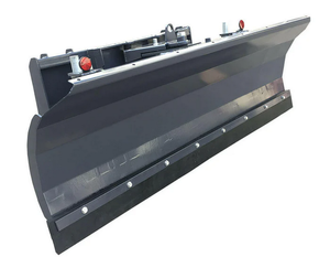 lot 76008 image: AGT Hydraulic Snow Plow 84 Inch Skid Steer Attachment with Angle Blade (SPA84)