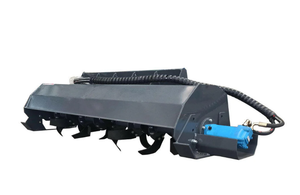 lot 76009 image: AGT Hydraulic Rotary Tiller 72 Inch Skid Steer Attachment (ECSSTR072)