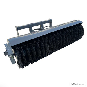 lot 76014 image: Hydraulic Angle Broom Sweeper Attachment 72 Inch Skid Steer Mount (SSAB72)