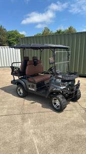 lot 77005 image: SDLGC80-BLACK  2025 SDLANCH 4 Person Luxury Golf Cart - Unused