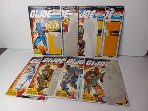 lot 18 image: GiJoe baker cardsfile cards