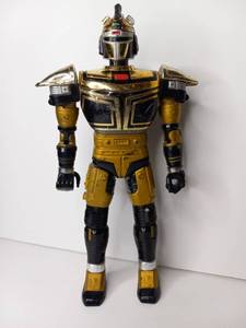 lot 23 image: Bandai Action Figure Robot Gold Black Yellow Articulated