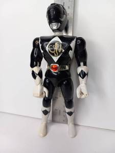 lot 39 image: Power Rangers Action Figure Black Ranger