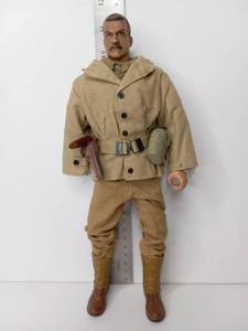 lot 73 image: Military Action Figure with Uniform Accessories and Holster