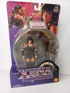 lot 78 image: Toy Biz Xena Warrior Princess A Day in the Life Jumping Attack Action Figure 42000