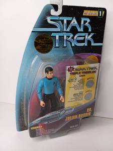 lot 82 image: Playmates Star Trek Dr. Julian Bashir Action Figure Warp Factor Series
