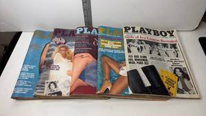 lot 89 image: Playboy Magazine Lot Multiple Issues 1970s 80s