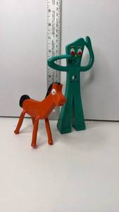 lot 90 image: Gumby and Pokey Action Figures 2-Piece Lot