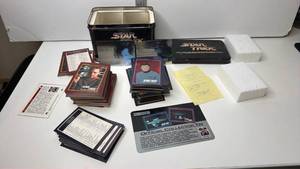 lot 92 image: Star Trek 1991 25th Anniversary Trading Cards Lot with Tin Container