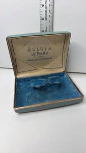 lot 98 image: Bulova La Petite 23 Jewels Watch Box