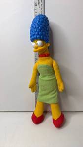 lot 133 image: Marge Simpson Action Figure Plush Doll 12 inch
