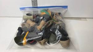 lot 148 image: Action Figure Boots Shoes & Headgear Accessories Lot Bag