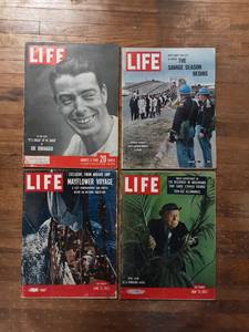 lot 3025 image: LIFE Magazine 4 Issues 1957 Joe DiMaggio Mayflower Voyage Selma Civil Rights