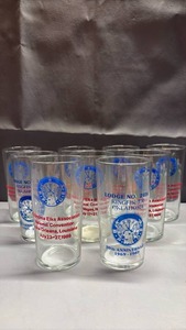 lot 4028 image: Oklahoma Elks Association Glasses 9 Total