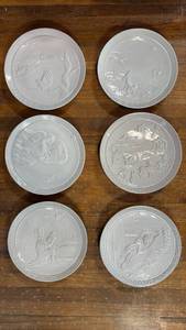 lot 5001 image: Frankoma Christmas Plates 1975-1980