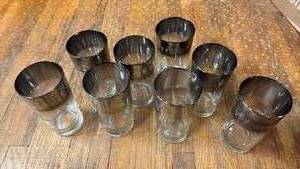 lot 5021 image: 8) MCM Mercury Fade Cocktail Glasses