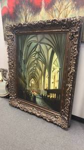 lot 1076 image: Ornate framed photograph 63 x 50 in