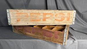 lot 219 image: 2 Pepsi Crates - See picture for damage