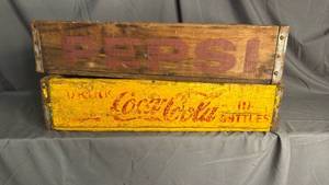lot 220 image: Pepsi and Coca-Cola Wooden Crates