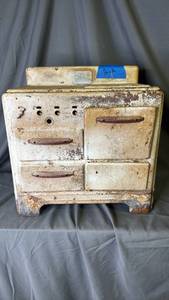 lot 262 image: vintage childs toy cook stove