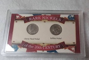 lot 500 image: Rare Nickels of the 20th Century Coin Set Liberty Head Buffalo Nickel