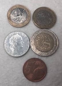 lot 512 image: European Coins Lot of 5 Pieces