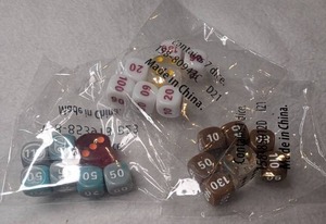 lot 553 image: Polyhedral Dice Set Lot Multiple Colors&nbsp