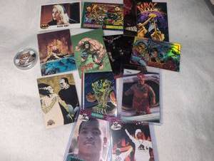 lot 600 image: Various Pop Culture Trading Cards and Collectible Coins Lot