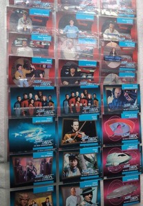 lot 602 image: Star Trek The Next Generation Trading Card Set Behind the Scenes Production - 7 Sheets