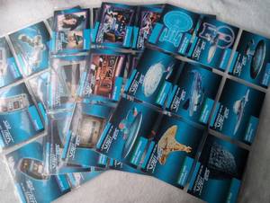 lot 604 image: Star Trek The Next Generation Trading Cards Lot - 4 Sheets