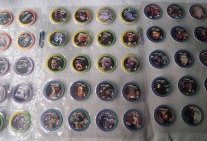 lot 607 image: Star Trek The Next Generation Pogs - 3 Sheets