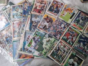 lot 717 image: Football Sports Cards Lot NFL Players Multiple Sets- 8 Sheets