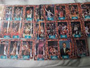 lot 807 image: Star Pics Basketball Trading Cards Lot Multiple Cards - 8 Sheets