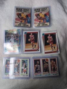 lot 809 image: Basketball Trading Card Lot 9 Cards Kobe Bryant Scottie Barnes 1996-1997