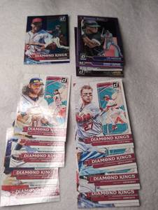 lot 902 image: Donruss Diamond Kings Baseball Cards Lot Multiple Players