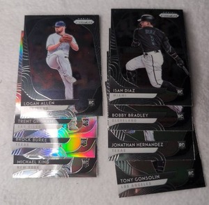 lot 905 image: Panini Prizm Baseball Cards Lot 9 Cards RC